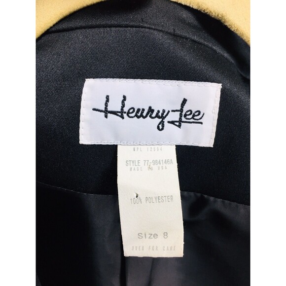 Vintage 60s Henry Lee Black High Waist Straight Skirt & Blazer Business Suit 8 - Picture 11 of 11